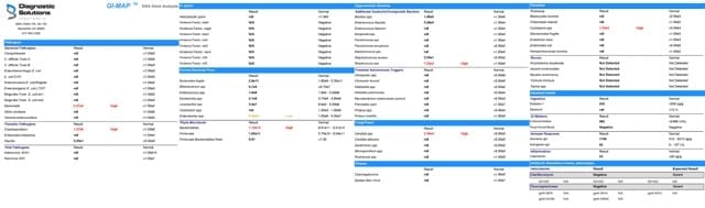 GI Map ResultsGI MAP results 1